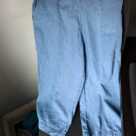 BP chambray cropped flare pants - Picture 7 of 7